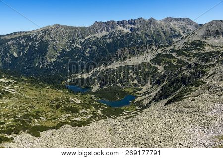 Amazing Landscape Of Vasilashki Lakes And Polezhan Peak, Pirin Mountain, Bulgaria