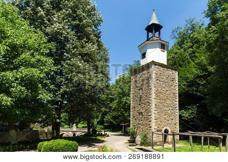 Etar, Gabrovo, Bulgaria- July 6, 2018: Old House In Architectural Ethnographic Complex Etar (etara) 
