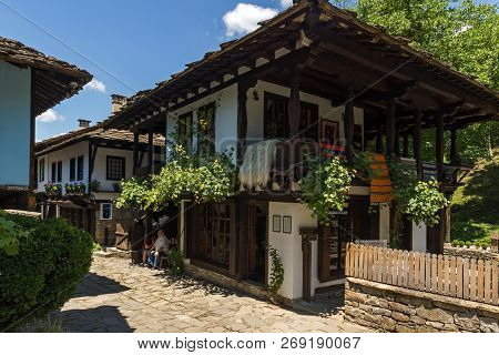 Etar, Gabrovo, Bulgaria- July 6, 2018: Old House In Architectural Ethnographic Complex Etar (etara) 