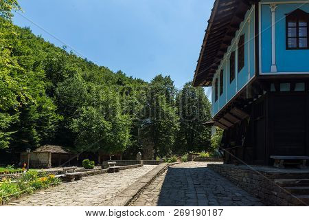Etar, Gabrovo, Bulgaria- July 6, 2018: Old House In Architectural Ethnographic Complex Etar (etara) 