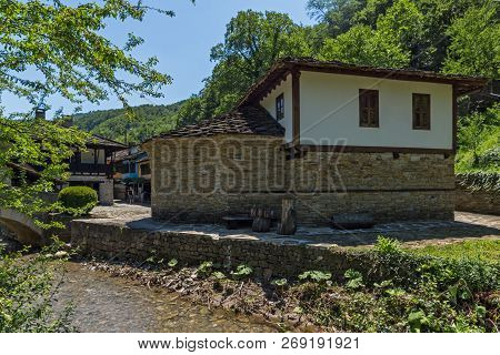 Etar, Gabrovo, Bulgaria- July 6, 2018: Old House In Architectural Ethnographic Complex Etar (etara) 