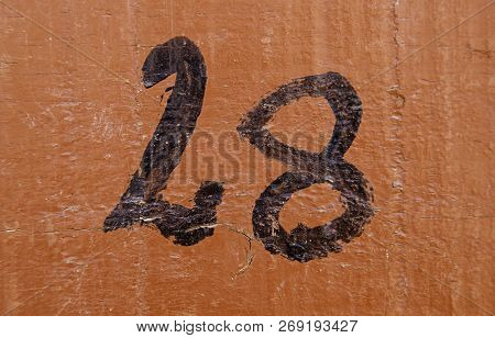 Number Twenty-eight Of Information And Indication, Detail Of Even Number, Address