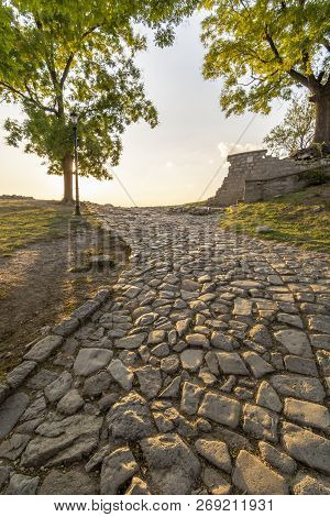 Walkway To The Nebet Tere Hill In Plovdiv, Bulgaria.