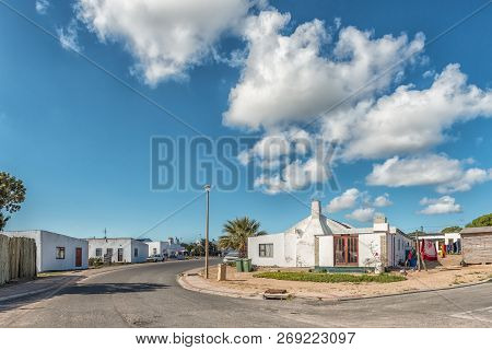 Paternoster, South Africa, August 21, 2018: A Street Scene, With Historic Houses, In Paternoster On 