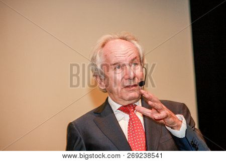 Moscow, Russia - June 20, 2013: Head Of Scheer Management Company August-wilhelm Scheer Make Speech