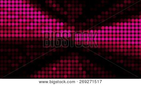Many Rows Of Balls Changing Color - Modern Abstraction, Computer Generated Background, 3d Render