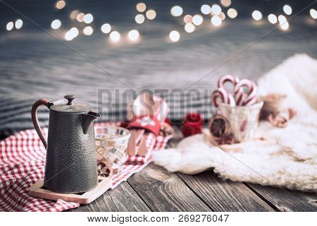 Still Life Home Decorations In The Interior Of The Room
