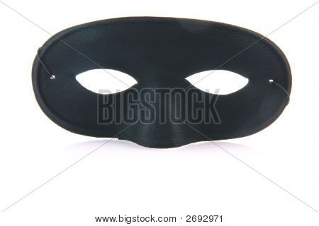 Sort maske med refleksion
