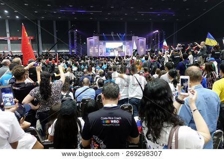 Chiang Mai, Thailand - November 17, 2018 : The International Robot Competition, The Beautiful Open C
