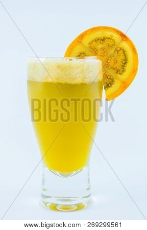 Lulo Juice A Traditional Colombian Exotic Fruit (solanum Quitoense)