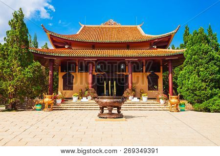 Truc Lam Temple Is A Zen Buddhist Temple And Monastery In Dalat City In Vietnam