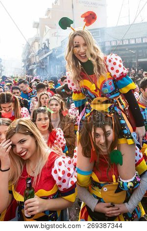 Carnival Parade In Xanthi, Greece
