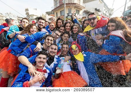 Carnival Parade In Xanthi, Greece