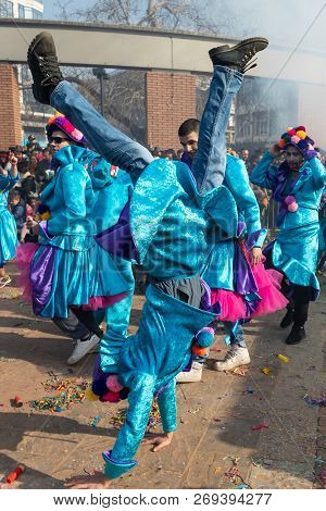 Carnival Parade In Xanthi, Greece