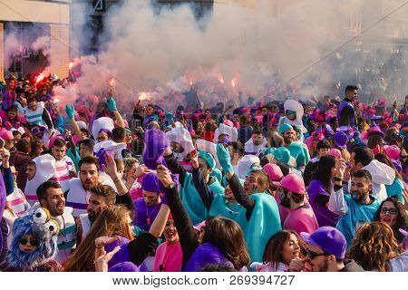 Carnival Parade In Xanthi, Greece