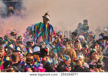 Carnival Parade In Xanthi, Greece