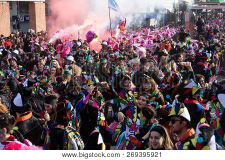 Carnival Parade In Xanthi, Greece