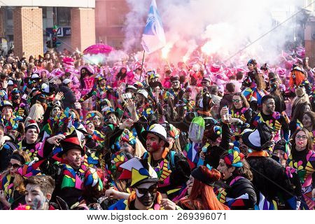 Carnival Parade In Xanthi, Greece