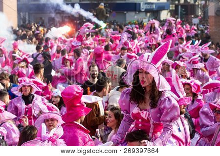 Carnival Parade In Xanthi, Greece