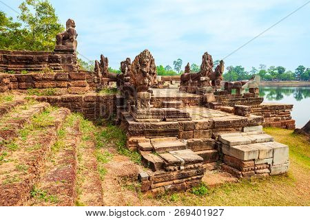 Srah Srang Is A Temple At Angkor In Siem Reap In Cambodia