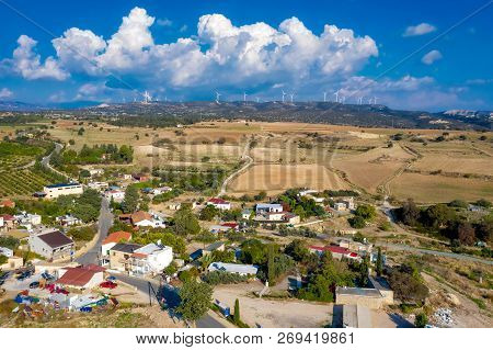 View Of Kouklia Village. Paphos District, Cyprus.