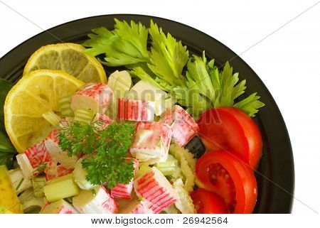Crabsticks a celerový salát