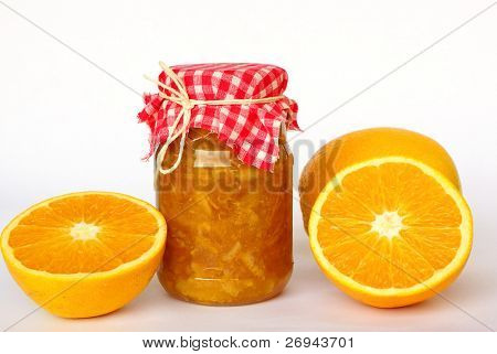 Domowe orange marmoladą
