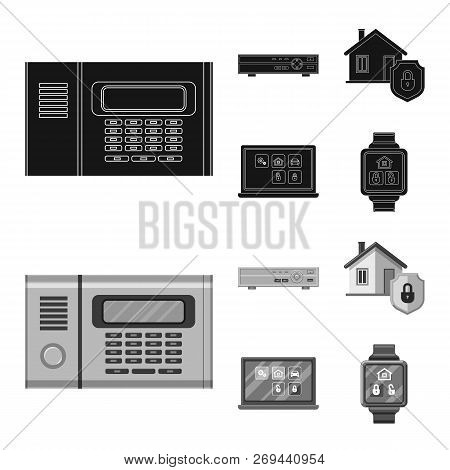 Vector Design Of Office And House Icon. Collection Of Office And System Vector Icon For Stock.