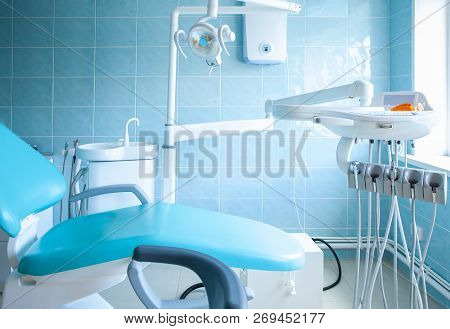 Stomatology Cabinet Equipment In Modern  Dental Clinic