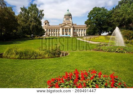 Hamburg, Germany - August 16, 2016 -the Beautiful Building In Planten Un Blomen Park, The Popular Re