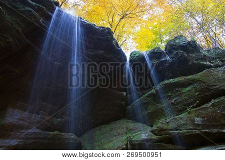 Big Lyons Falls In Mohican State Park