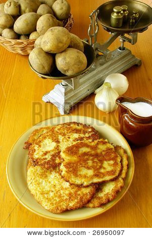 Bramboráky (Latkes)