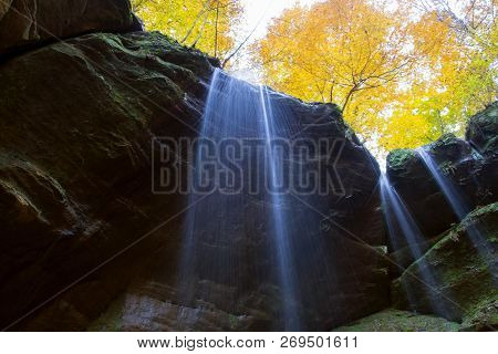 Big Lyons Falls in Mohican State Park