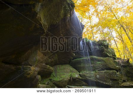 Big Lyons Falls In Mohican State Park