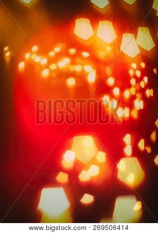 Christmas And New Year Feast Bokeh Background