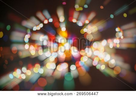 Christmas And New Year Feast Bokeh Background