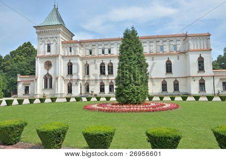 Starobylý hrad v Przeclaw, Polsko