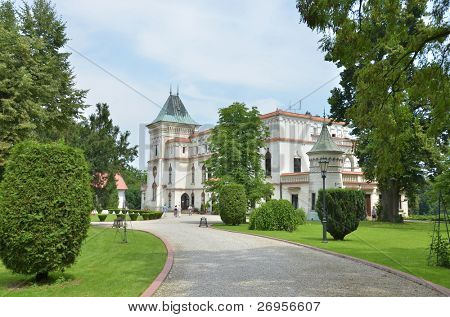 Starobylý hrad v Przeclaw, Polsko