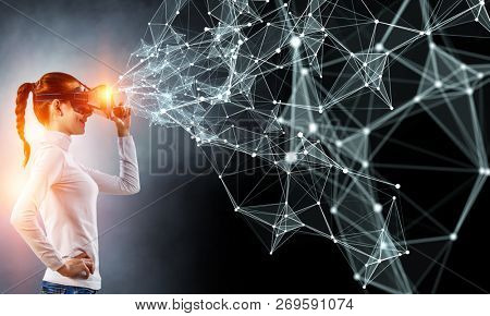Future of virtual technology. Mixed media