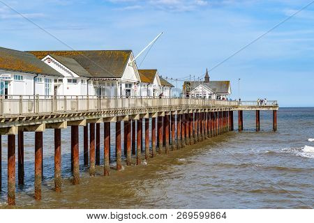 Southwold, Uk - September 6, 18 - Southwold Pier, A Pier In The Coastal Town Of Southwold In The Eng