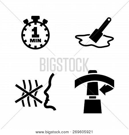 Fix Glue. Simple Related Vector Icons Set For Video, Mobile Apps, Web Sites, Print Projects And Your