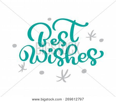 Best Wishes Christmas Vector Photo Free Trial Bigstock