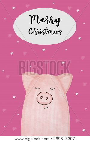 Christmas Kit Of Cute Winter Postars And Cards. New Year Elements And Holiday Typography. Illustrati