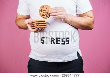 Stress, Eating Problems, Bulimia, Compulsive Overeating, Sugar Addiction, Weight Gain. Overweight Ma