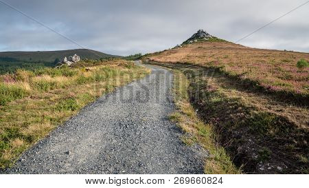 Panoramic Landscape Along The Camino De Santiago Trail Between Lugo And Melide, Galicia, Spain