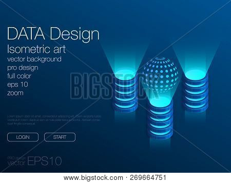 Dashboard Infographic Template With Modern Design.stock Vector