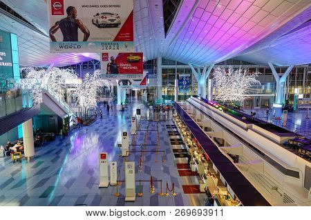 Interior Of Haneda Airport In Tokyo, Japan