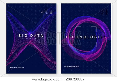 Big Data Background. Technology For Visualization, Artificial Intelligence, Deep Learning And Quantu