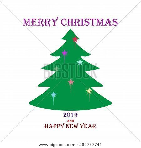 Christmas Angels With Quote Merry Christmas As Symbol Of Christmas And New Year. Fashion Design. Mod