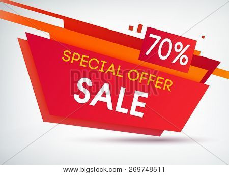 Trapeze Sale Shopping Poster With Discounts Percentage And Information About Special Offer Sale On R
